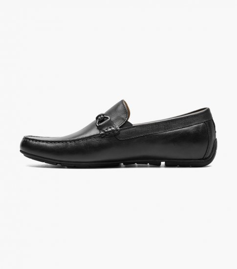 Florsheim Men's Talladega Moc Toe Bit Driver - Black - Click Image to Close