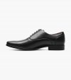 Florsheim Men's Postino Plain Toe Balmoral Oxford - Black Smooth