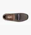 Florsheim Jasper Jr. Boys Moc Toe Strap Loafer - Gray Suede