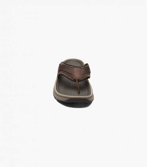 Florsheim Men's Tread Lite Thong Sandal - Brown CH - Click Image to Close