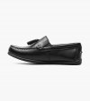 Florsheim Jasper Jr. Boys Moc Toe Drop Tassel Loafer - Black