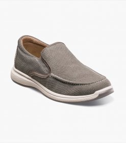 Florsheim Venture Jr. Canvas Venetian Slip On - Gray