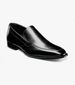 Florsheim Men's Jacobi Moc Toe Slip On - Black Florsheim Men's Jacobi Moc Toe Slip On - Black