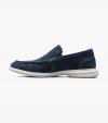 Florsheim Men's Hamptons Moc Toe Venetian Loafer - Navy Suede