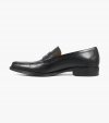 Florsheim Men's Amelio Moc Toe Penny Loafer - Black