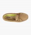 Florsheim Men's Cozzy Moc Toe Tie Slipper - Sand