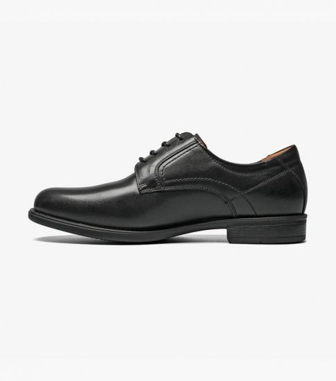 Florsheim Men's Midtown Plain Toe Oxford - Black - Click Image to Close