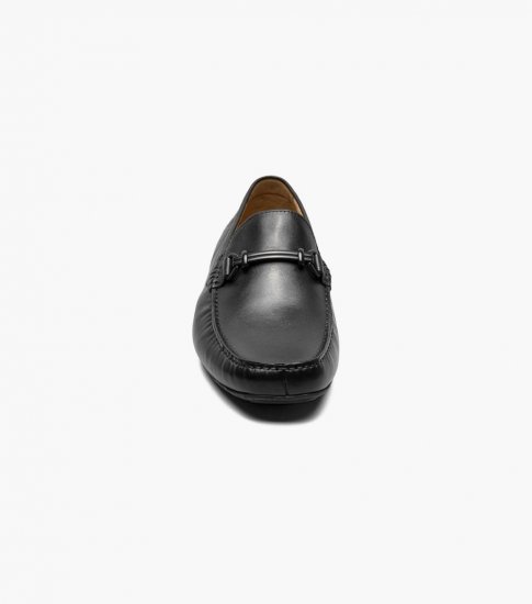 Florsheim Men's Talladega Moc Toe Bit Driver - Black - Click Image to Close