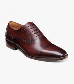 Florsheim Men's Sorrento Cap Toe Oxford - Burgundy