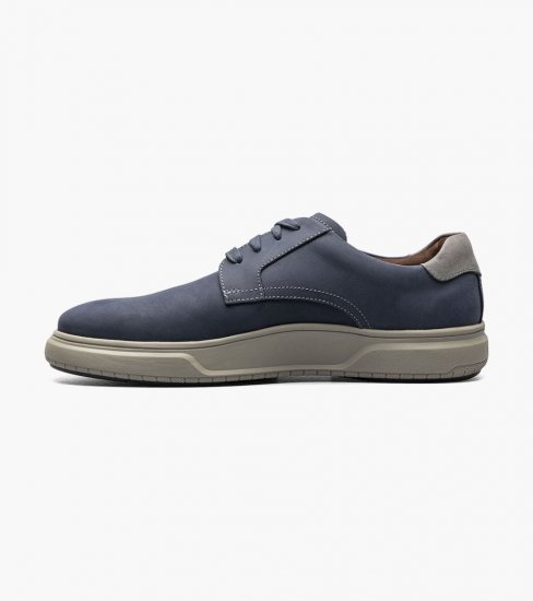 Florsheim Men's Premier Work Steel Toe Plain Toe Oxford - Navy - Click Image to Close