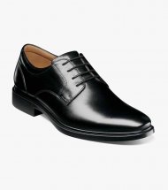 Florsheim Men's Forecast Waterproof Plain Toe Oxford - Black