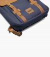 Florsheim Deigo Canvas/Leather Backpack - Blue