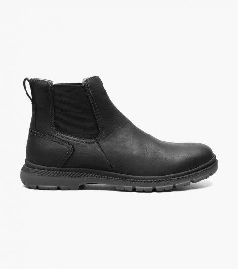 Florsheim Men's Lookout Plain Toe Gore Boot - Black CH - Click Image to Close