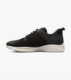 Florsheim Men's Studio Perf Toe Lace Up Sneaker - Black Nubuck