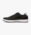 Florsheim Men's Heist Knit 6-Eye Lace To Toe Sneaker - Black w/White