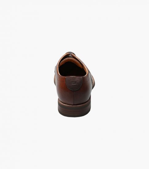 Florsheim Men's Uptown Plain Toe Oxford - Cognac - Click Image to Close