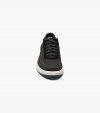 Florsheim Men's Heist Knit 6-Eye Lace To Toe Sneaker - Black w/White