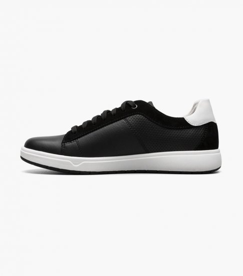 Florsheim Men's Heist Lace To Toe Sneaker - Black - Click Image to Close