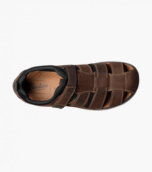 Florsheim Men's Venture Fisherman Sandal - Brown CH - Click Image to Close