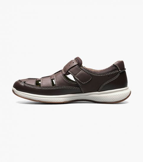 Florsheim Great Lakes Jr. Boys Fisherman Sandal - Brown CH - Click Image to Close