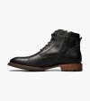 Florsheim Men's Lodge Cap Toe Lace Boot - Black CH