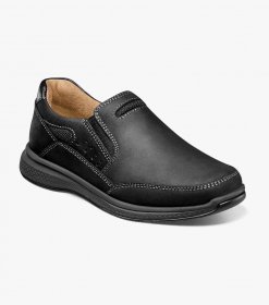 Florsheim Great Lakes Jr. Boys Sport Slip On - Black CH