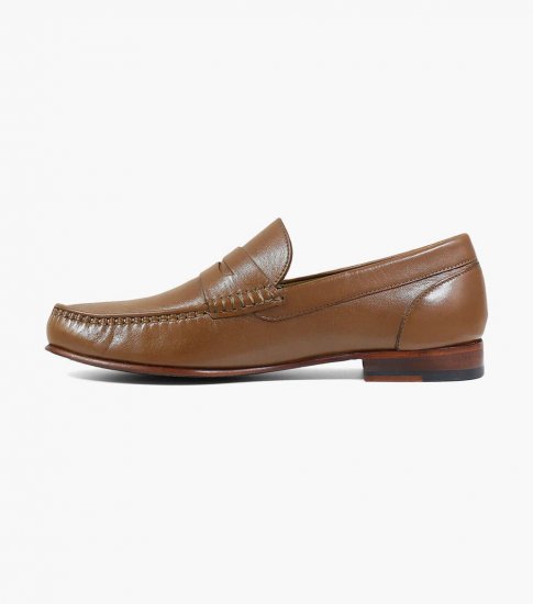 Florsheim Men's Beaufort Moc Toe Penny Loafer - Cognac - Click Image to Close