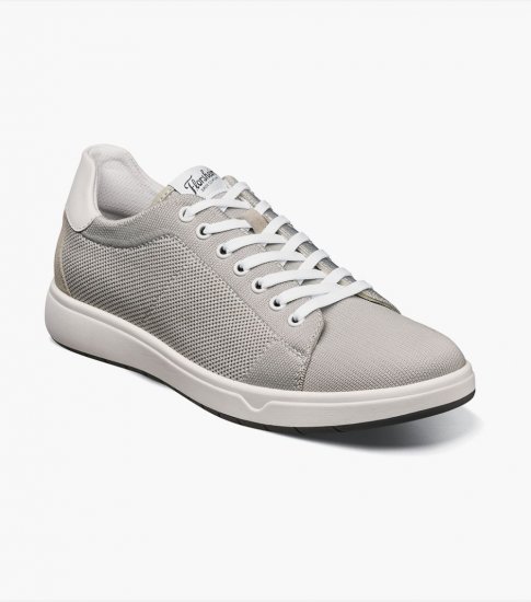 Florsheim Men's Heist Knit Lace to Toe Sneaker - Oyster Knit - Click Image to Close