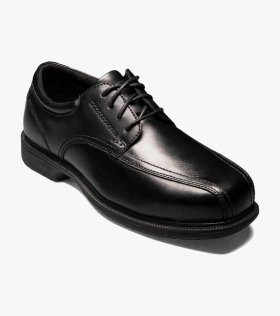 Florsheim Men's Coronis Work Steel Toe Black Bike Toe Oxford - Black