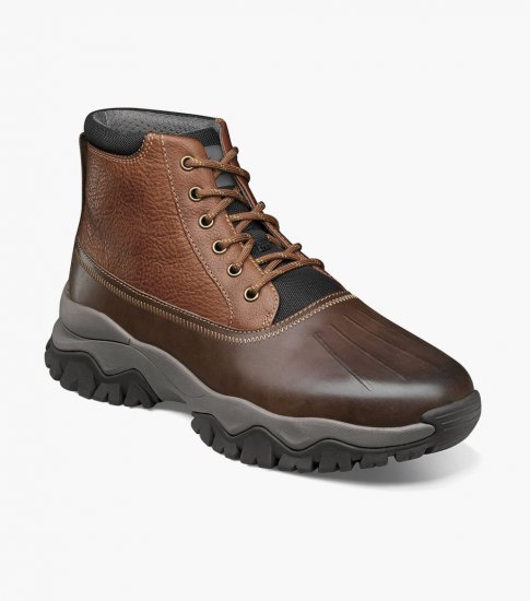 Florsheim Men's Xplor Duck Toe Hiker Boot - Brown Multi - Click Image to Close