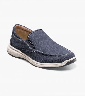 Florsheim Venture Jr. Canvas Venetian Slip On - Navy