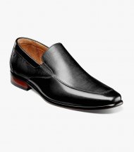 Florsheim Men's Postino Moc Toe Venetian Slip On - Black