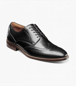 Florsheim Men's Rucci Wingtip Oxford - Black Florsheim Men's Rucci Wingtip Oxford - Black