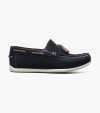 Florsheim Jasper Jr. Boys Moc Toe Drop Tassel Loafer - Navy Suede