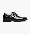 Florsheim Reveal Jr. Boys Moc Toe Monk Strap Oxford - Black