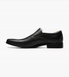 Florsheim Men's Postino Bike Toe Slip On - Black Smooth