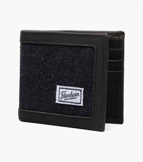 Florsheim Damon Bi-Fold Wallet - Charcoal - Click Image to Close