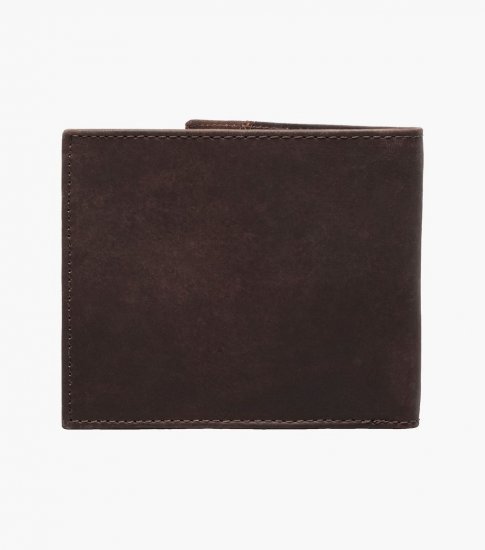 Florsheim Caldwell Bi-Fold Wallet - Brown CH - Click Image to Close