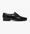 Florsheim Men's Como Moc Toe Strap Loafer - Black