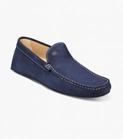 Florsheim Men's Navono Moc Toe Venetian Slip On - Indigo