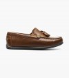 Florsheim Jasper Jr. Boys Moc Toe Drop Tassel Loafer - Saddle Tan