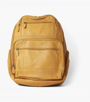 Florsheim Baptiste Leather Backpack - Tan