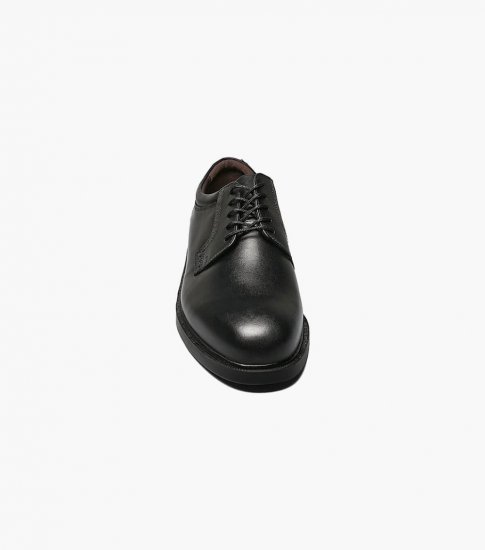 Florsheim Men's Noble Plain Toe Oxford - Black - Click Image to Close