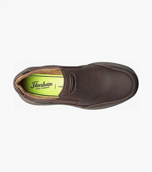 Florsheim Great Lakes Jr. Boys Sport Slip On - Brown CH - Click Image to Close