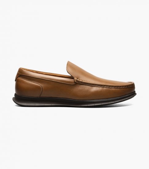 Florsheim Men's Montigo Moc Toe Venetian Loafer - Cognac - Click Image to Close