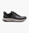 Florsheim Men's Tread Lite Plain Toe Lace Up Sneaker - Black Tumbled