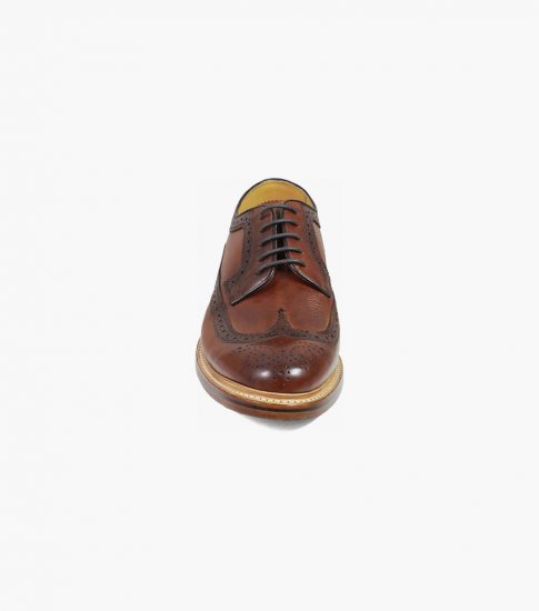 Florsheim Men's Kenmoor II Wingtip Oxford - Cognac - Click Image to Close