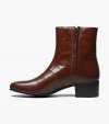 Florsheim Men's Duke Bike Toe Zipper Boot - Cognac