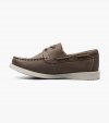 Florsheim Croquet Jr. Boys Moc Toe Boat Shoe - Brown CH