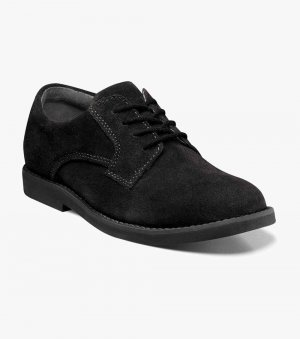 Florsheim Kearny Jr. Boys Plain Toe Oxford - Black